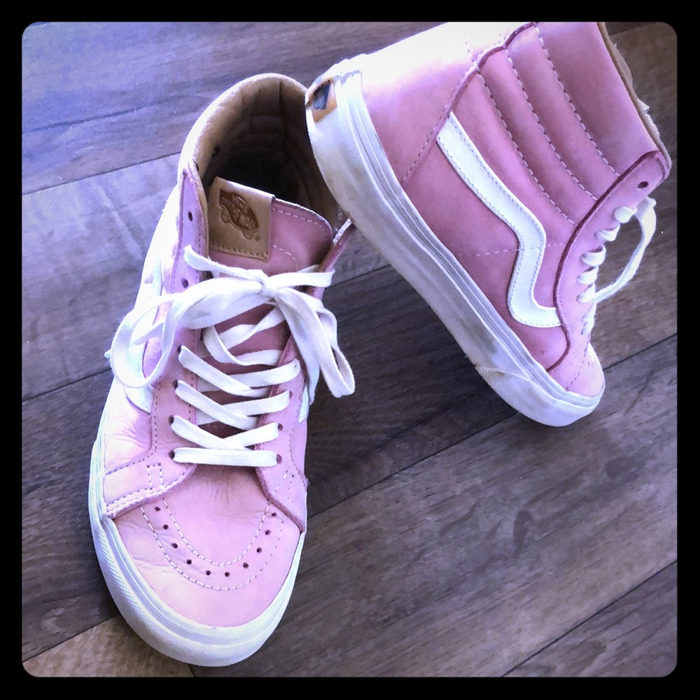 Light pink Vans sneakers